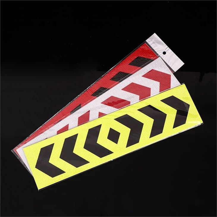Reflective Sticker With Arrows For Vehicle