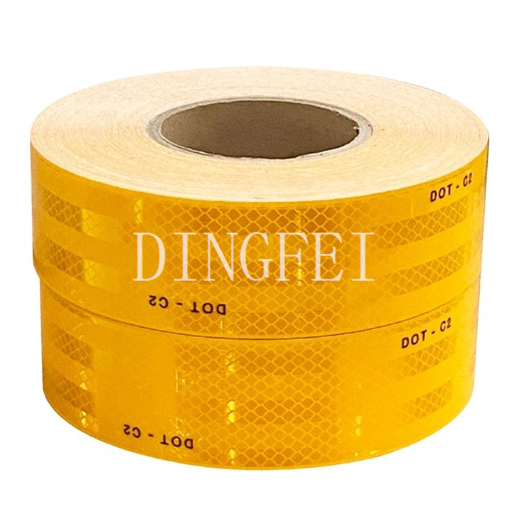Yellow Reflective Safety Tape