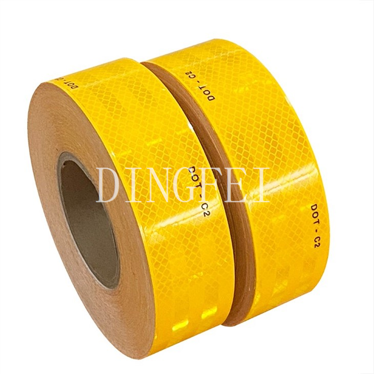Yellow Reflective Safety Tape