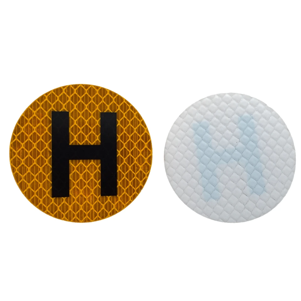 DGT H Reflective Sticker Label